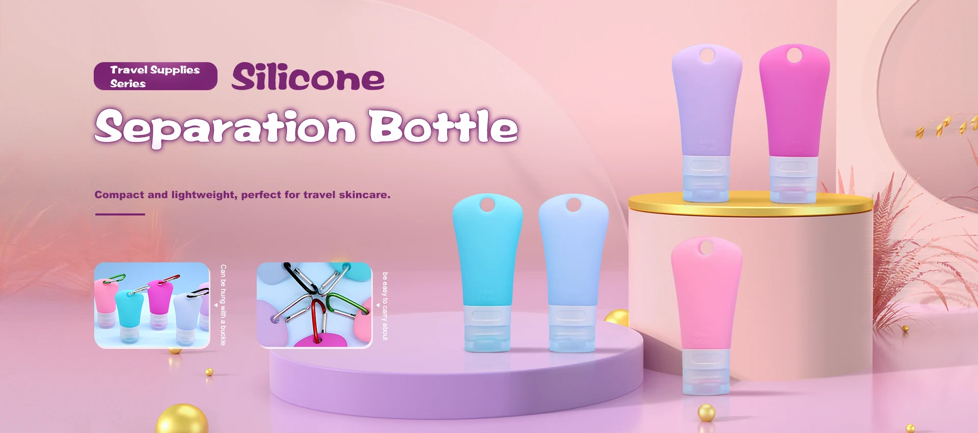 Fornitore di bottiglia cosmetica in silicone cinese