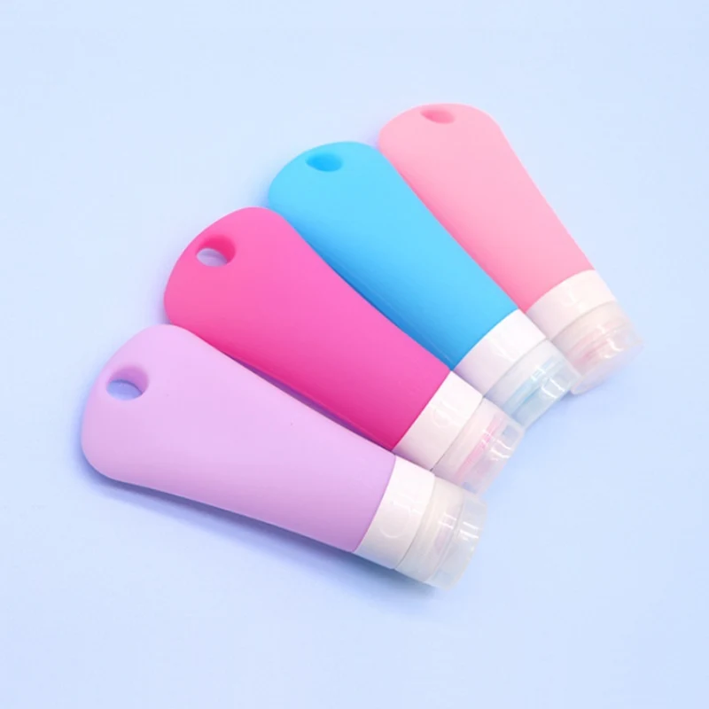 60ml Translucent Hole Shaped Silicone Travel Bottle