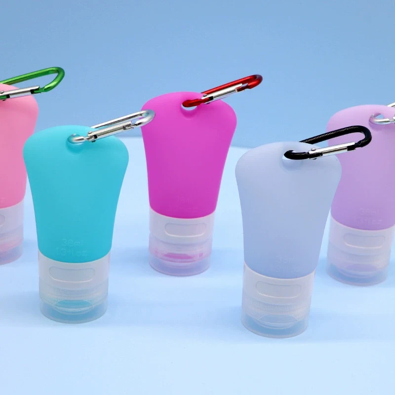 60ml Translucent Hole Shaped Silicone Travel Bottle