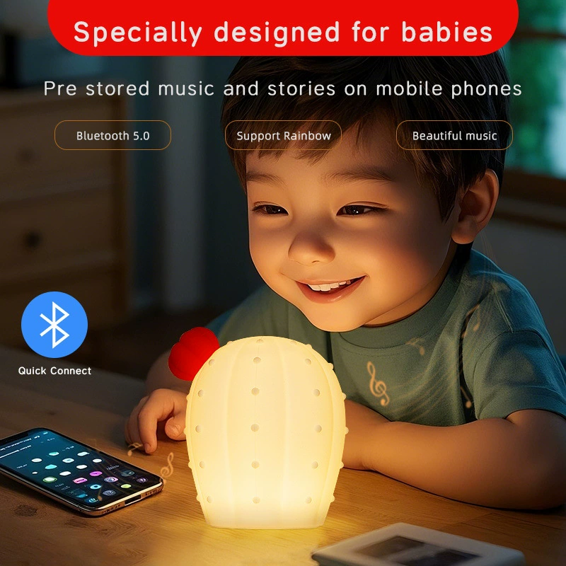 Giocattoli in silicone per bambini luce notturna